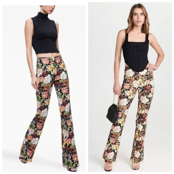 Alice + Olivia Brynlee Bootcut Pant Size 6 - Picture 5 of 15